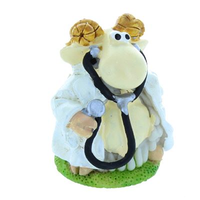 Doctor with Stethoscope Mini Sheep